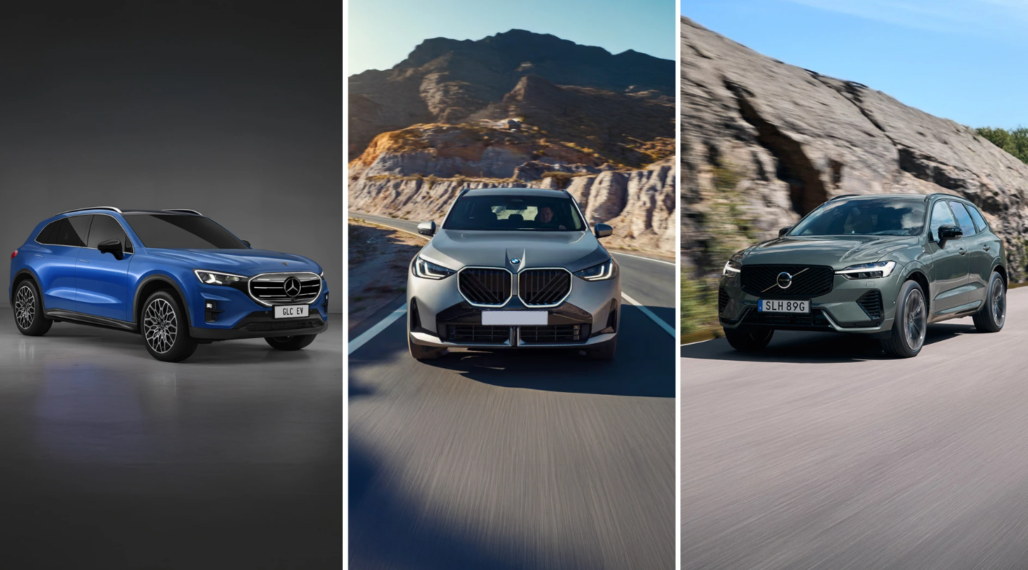Volvo XC60 Vs Mercedes-Benz GLC Vs BMW X3