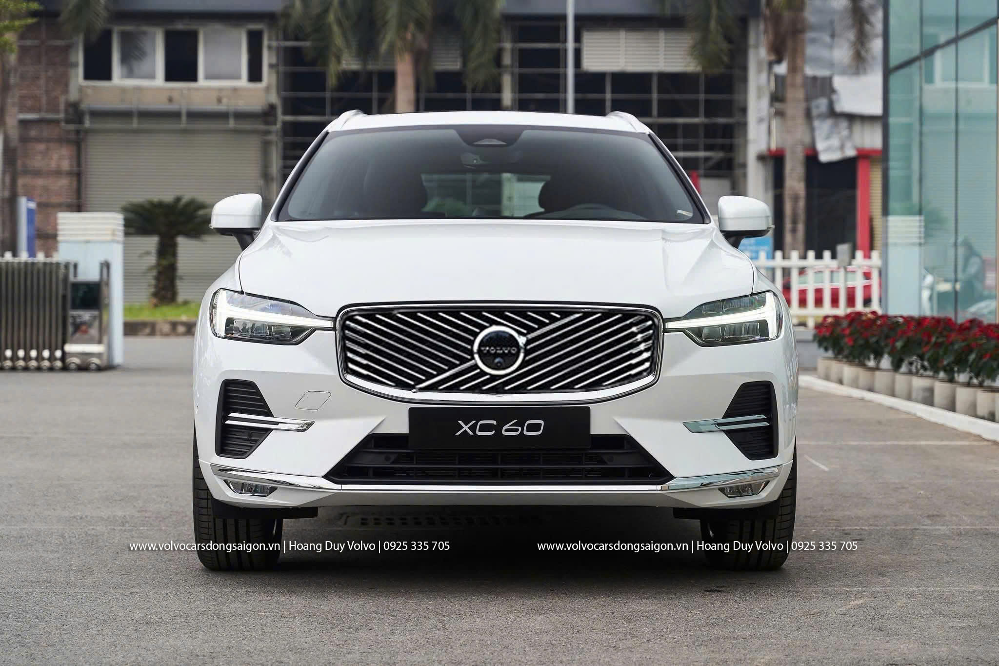Màu xe Volvo XC60 Trắng Crystal White Pearl